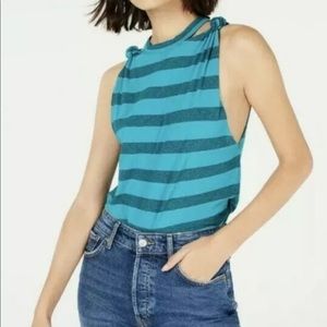 Free People Twist Stripe Tank